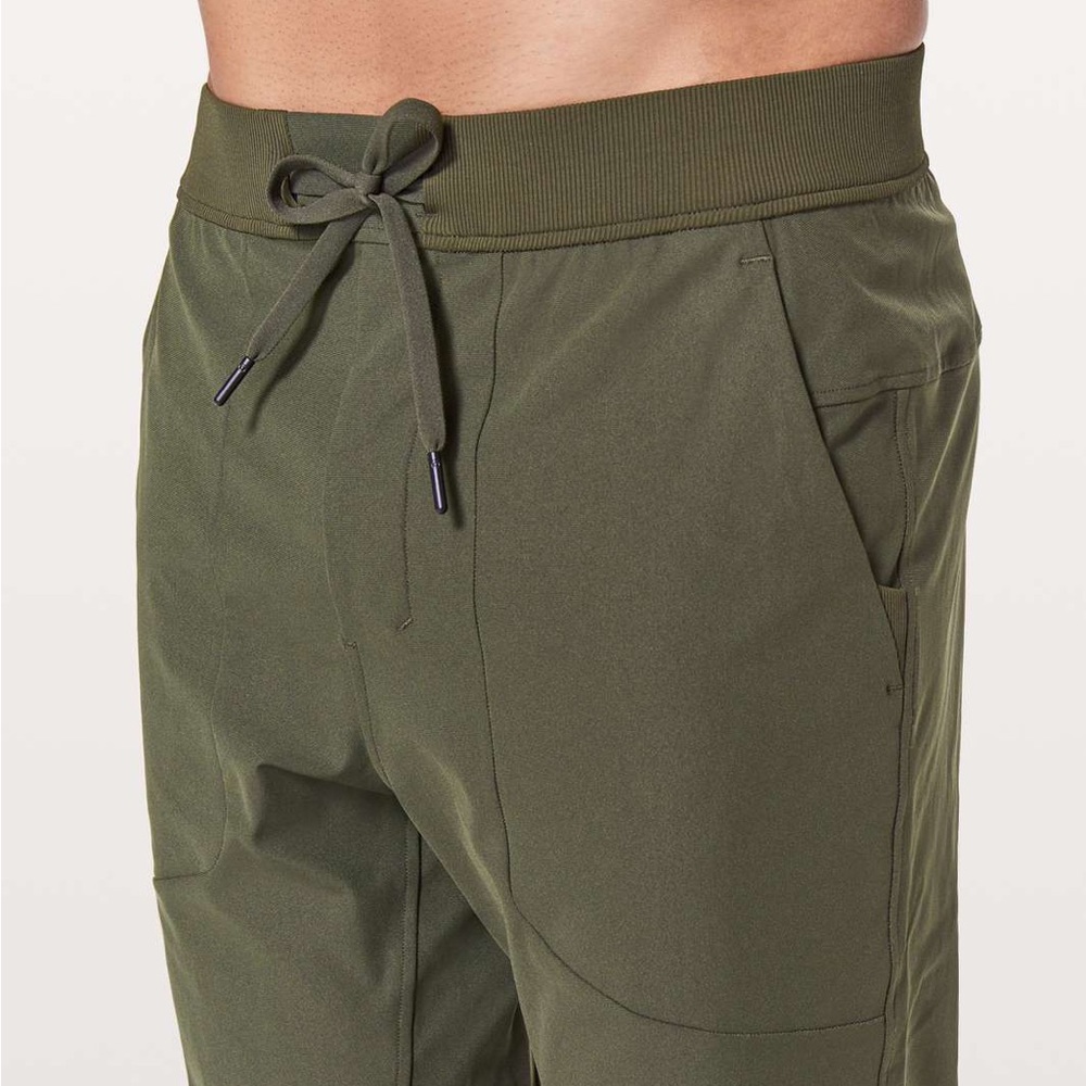 Lululemon ABC Joggers Olive Green XL Warpstreme fabric